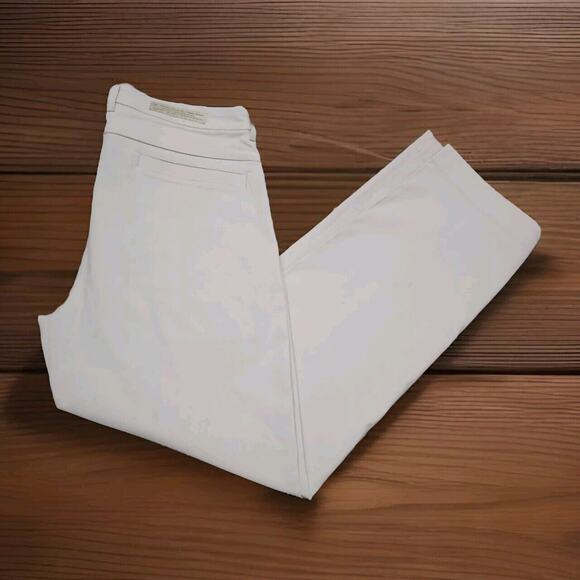 Lululemon lab Stretch Woven Trouser Wool Blend Pant Natural Ivory Size 36 - Picture 11 of 15